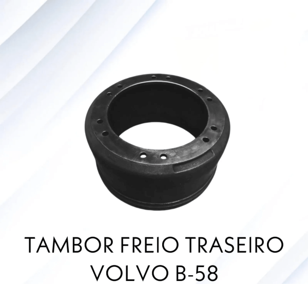 Tambor Freio Traseiro Volvo B-58 Todos